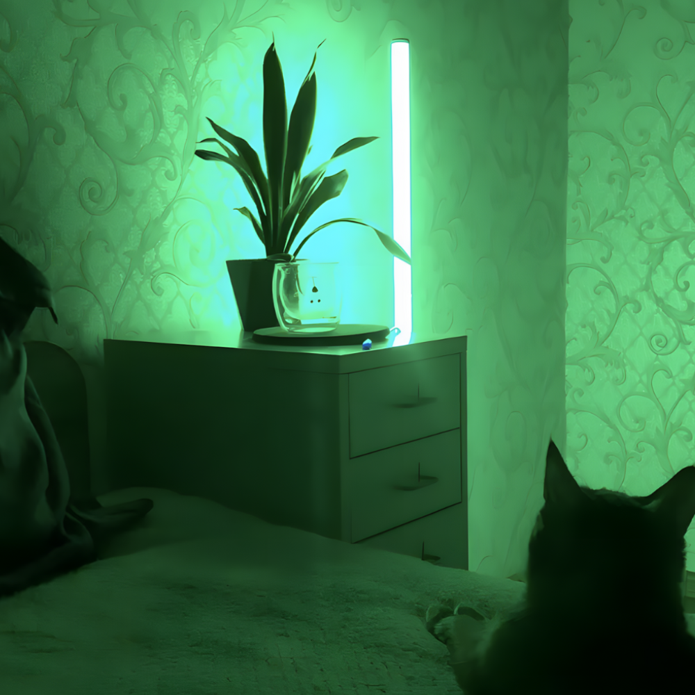 Lampadaire LED RGB d’angle Spectra