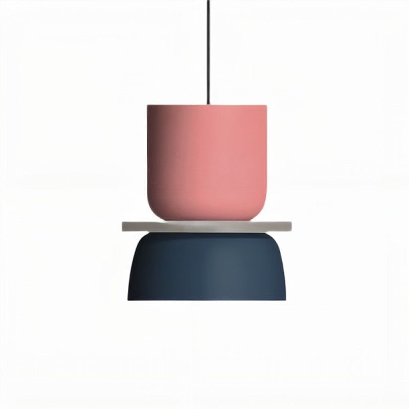 Suspension Minimaliste Bois & Couleurs Douces