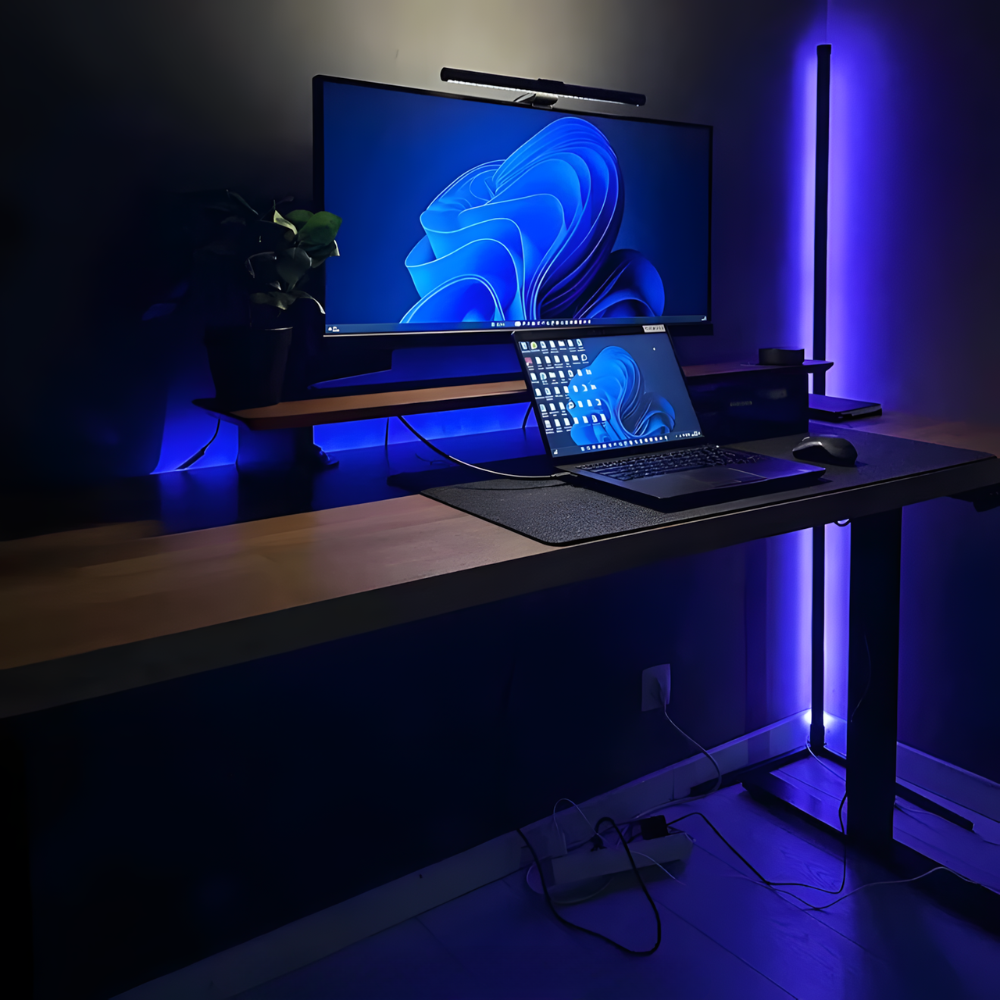 Lampadaire LED RGB d’ambiance Syrion
