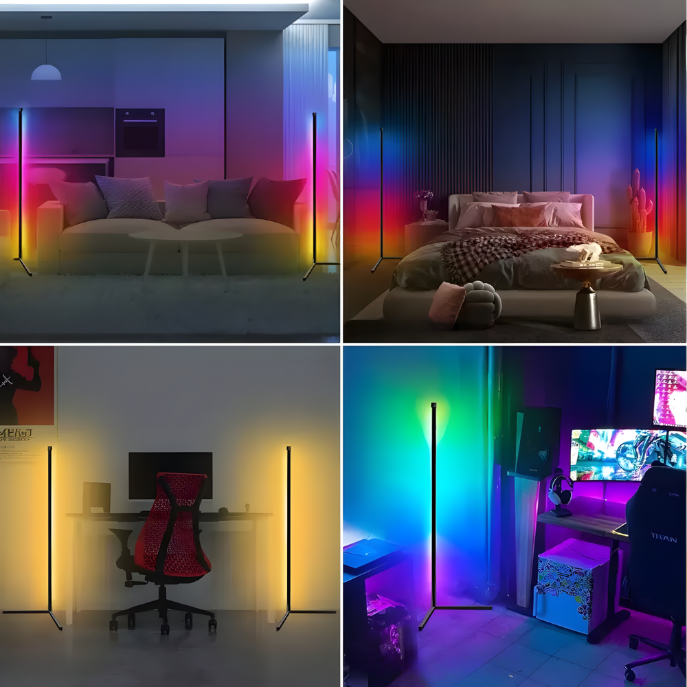 Lampadaire LED RGB d’ambiance Syrion