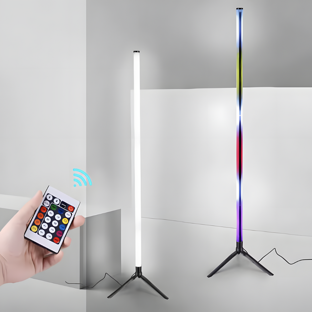 Lampadaire LED RGB d’angle Spectra