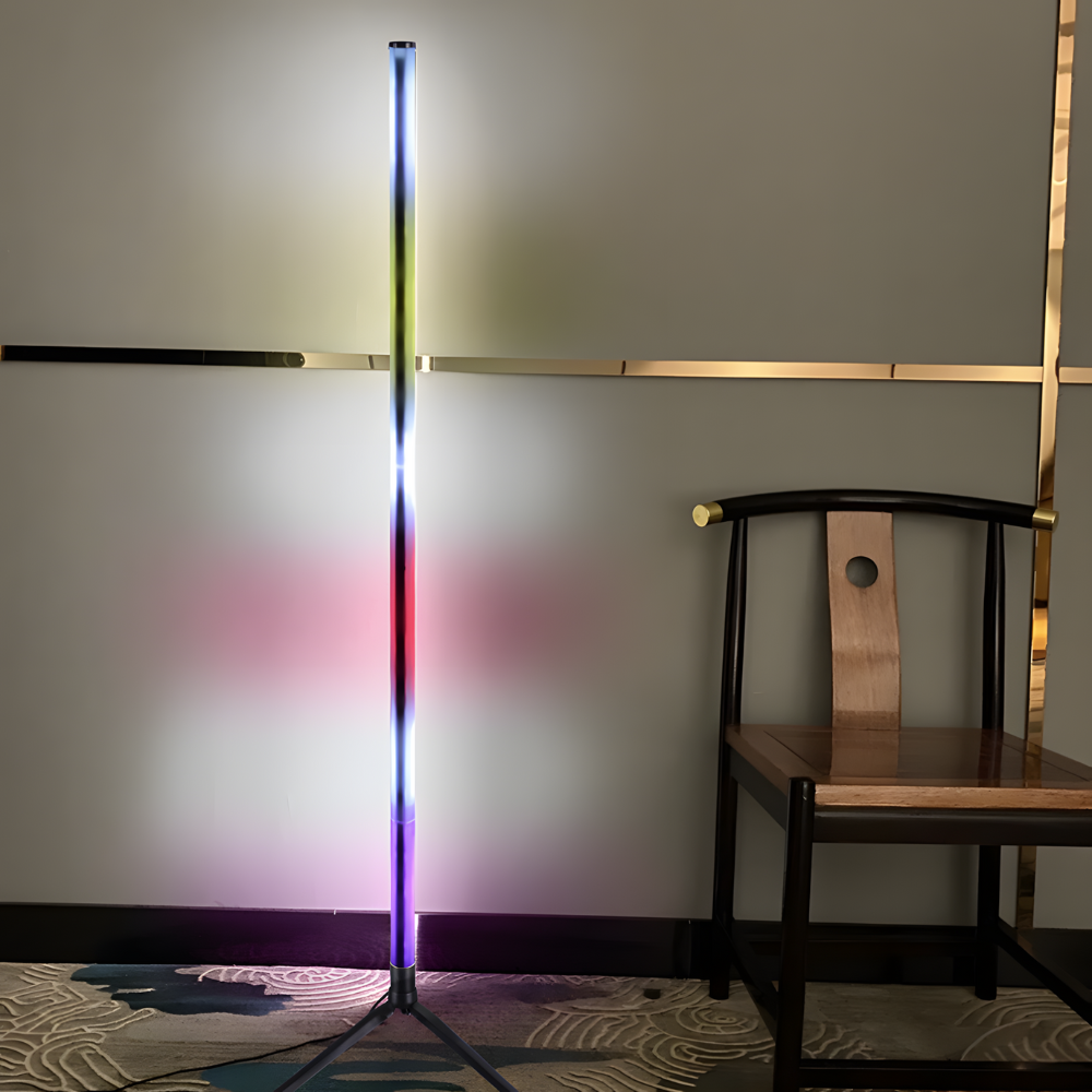 Lampadaire LED RGB d’angle Spectra