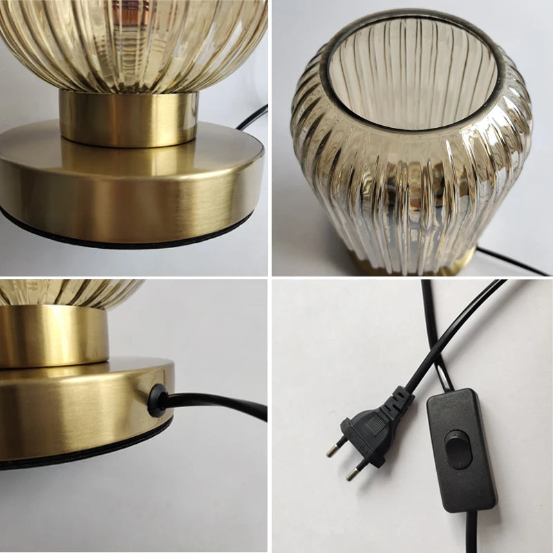 Lampe de table AmberGlow