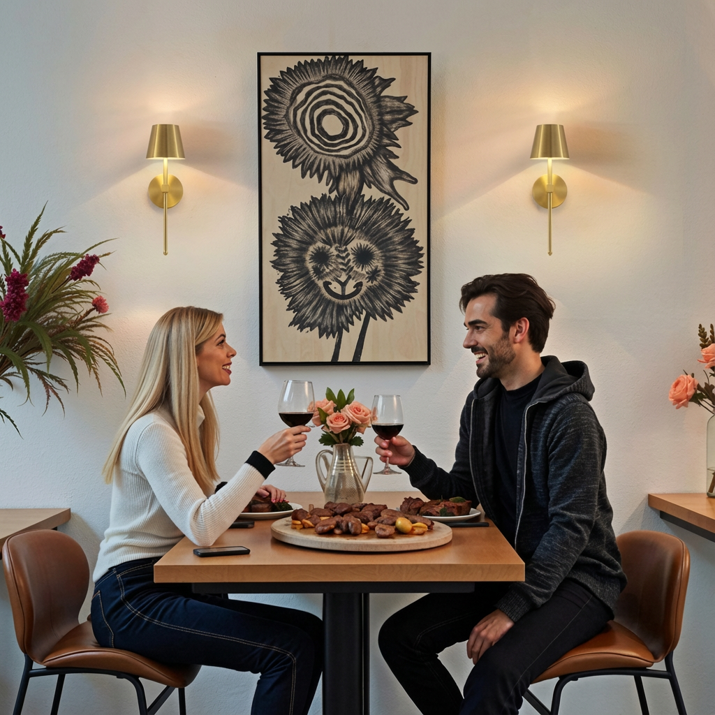 Duo d’appliques murales LED sans fil Axelia