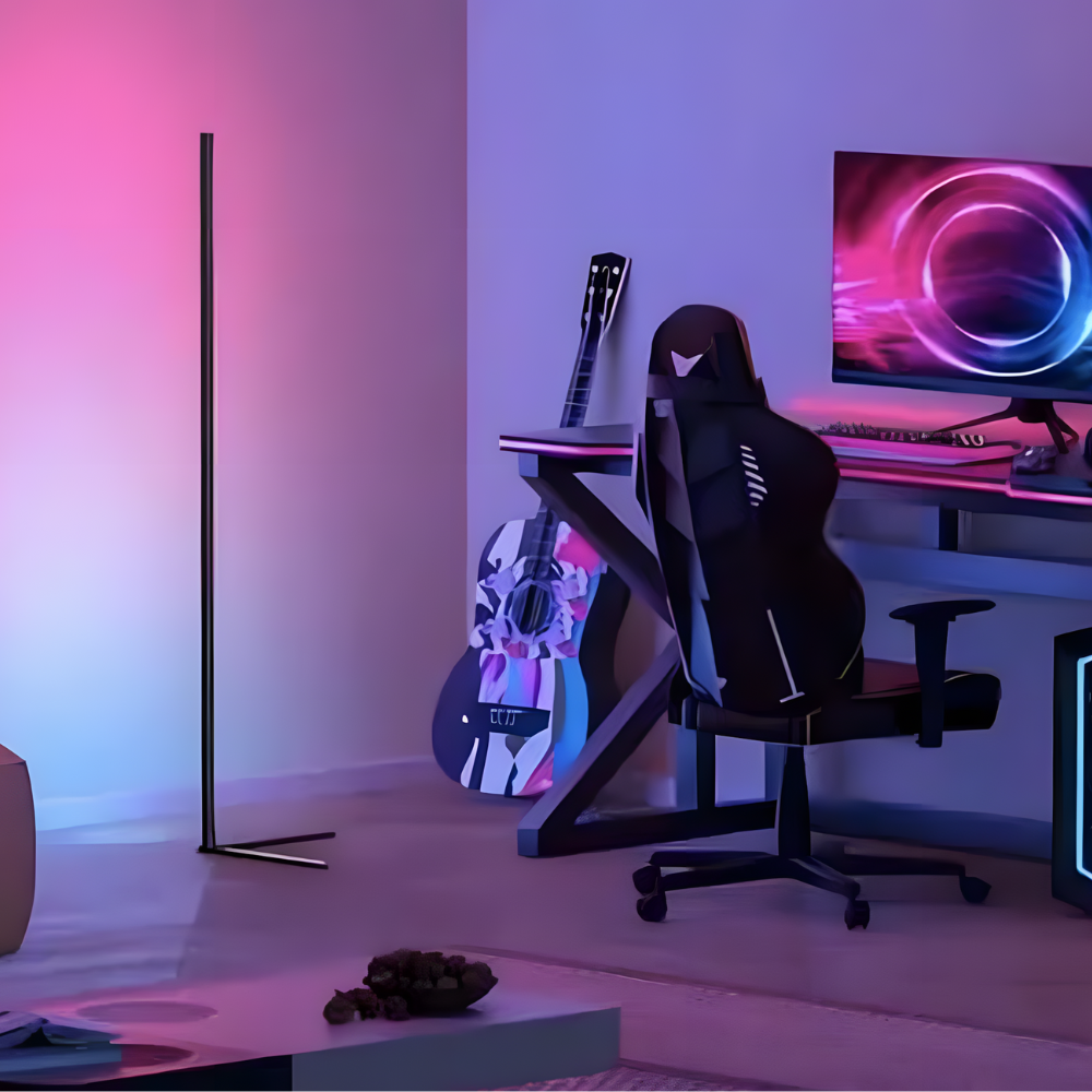 Lampadaire LED RGB d’ambiance Syrion