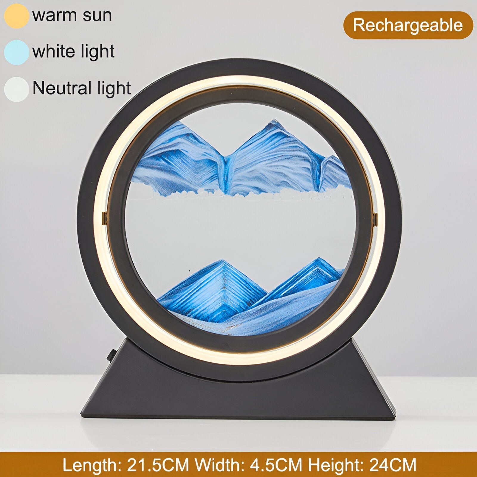 Lampe de table SandGlow