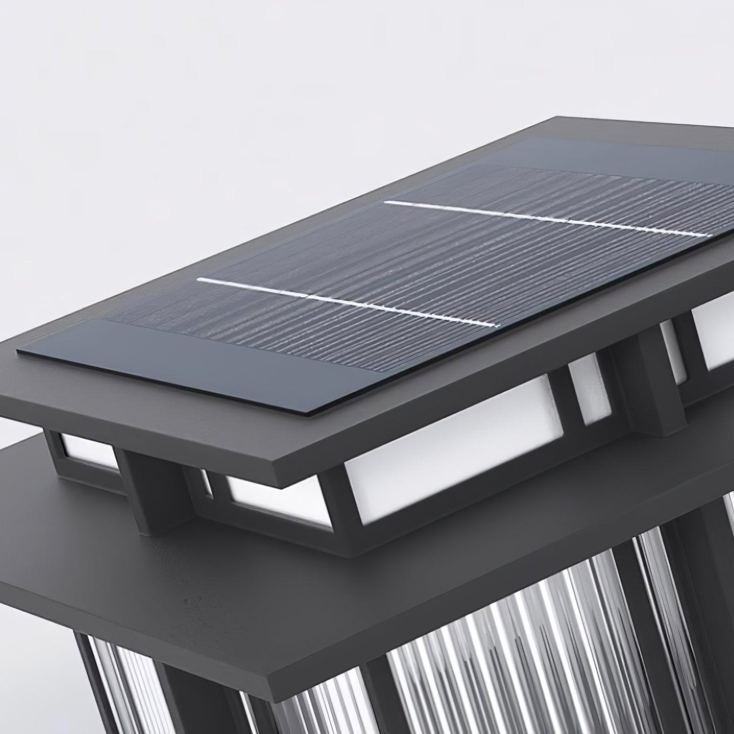 Colonne lumineuse solaire extérieure Boilyn – IP65, résistance UV et couleur