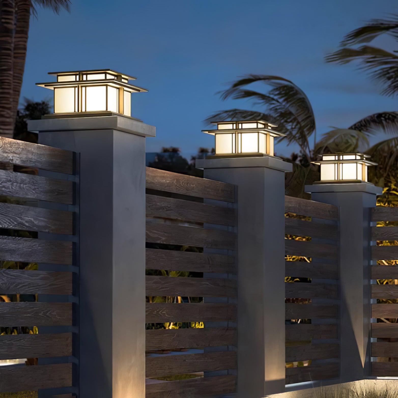 Colonne lumineuse extérieure LED Boilyn – IP65, résistante aux UV