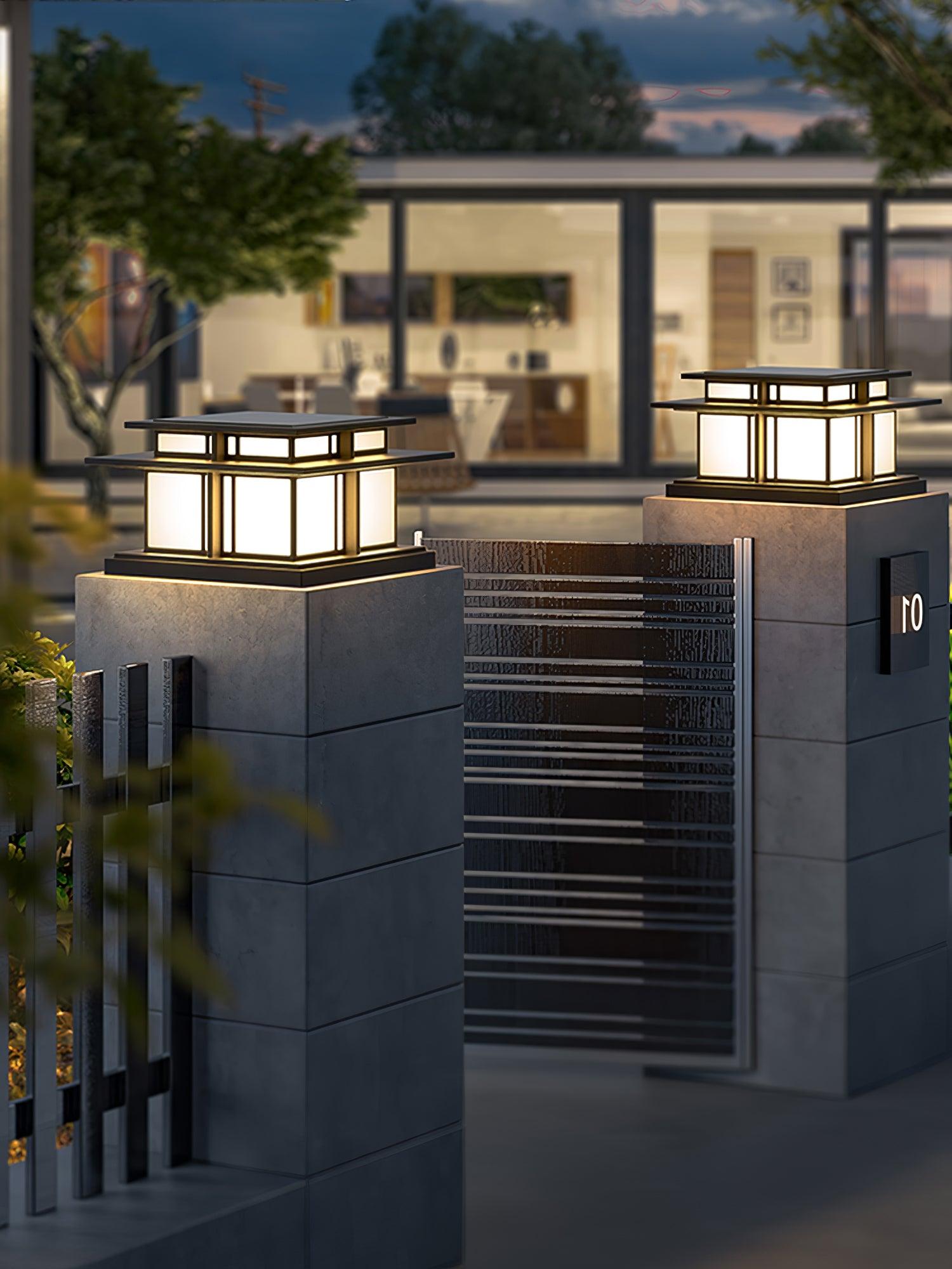 Colonne lumineuse extérieure LED Boilyn – IP65, résistante aux UV