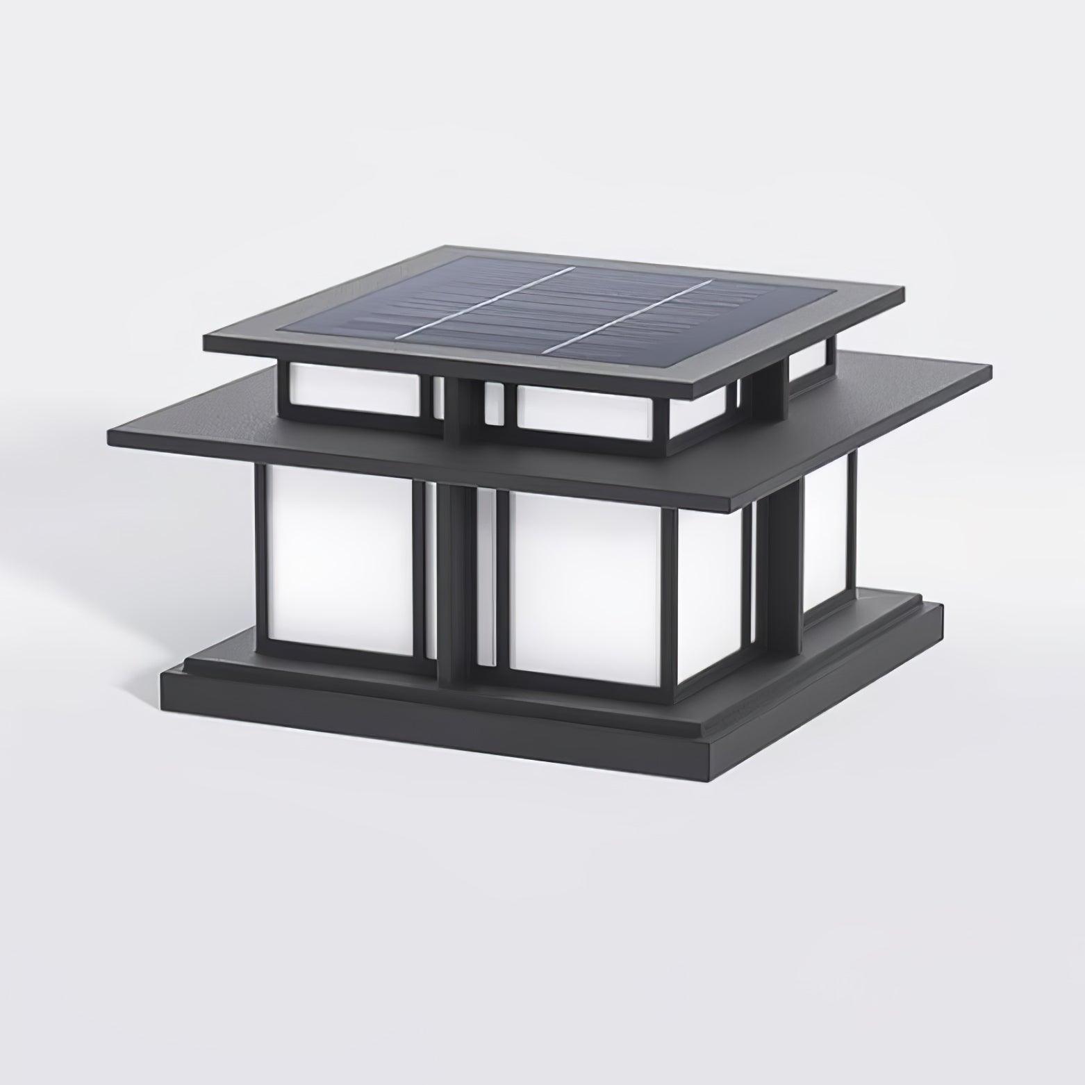 Colonne lumineuse solaire extérieure Boilyn – IP65, résistance UV et couleur