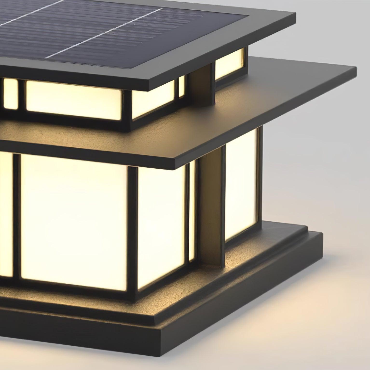 Colonne lumineuse solaire extérieure Boilyn – IP65, résistance UV et couleur
