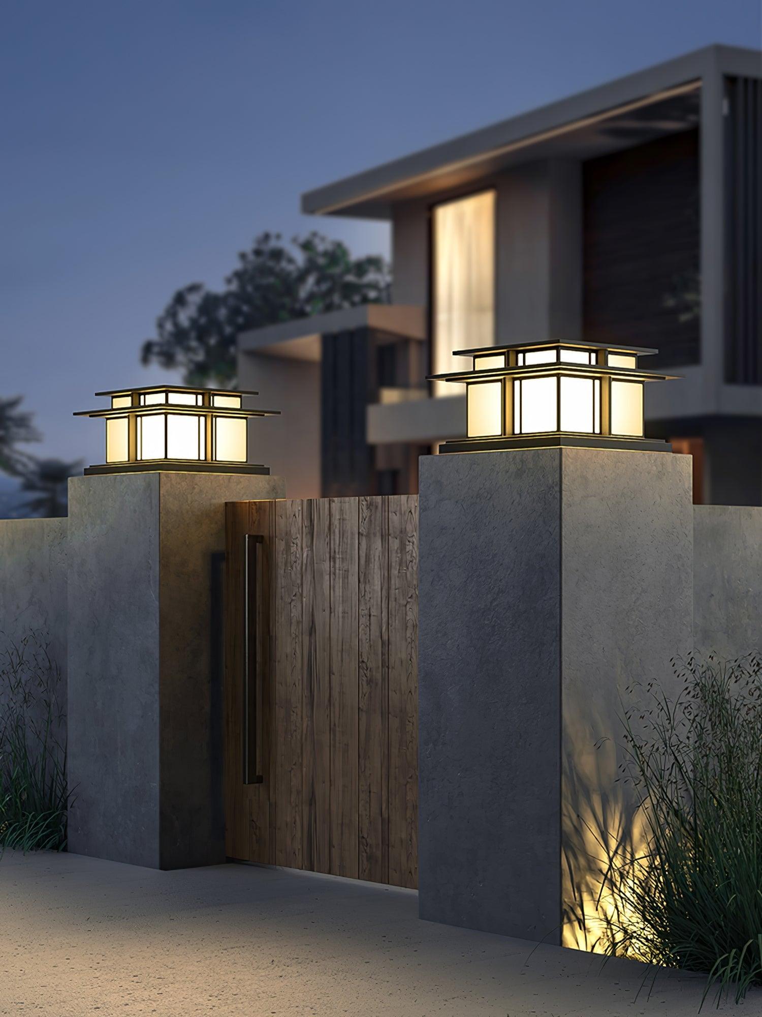 Colonne lumineuse solaire extérieure Boilyn – IP65, résistance UV et couleur