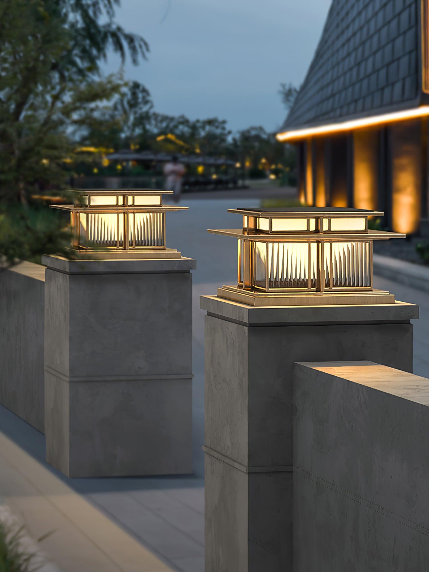 Colonne lumineuse extérieure LED Boilyn – IP65, résistante aux UV