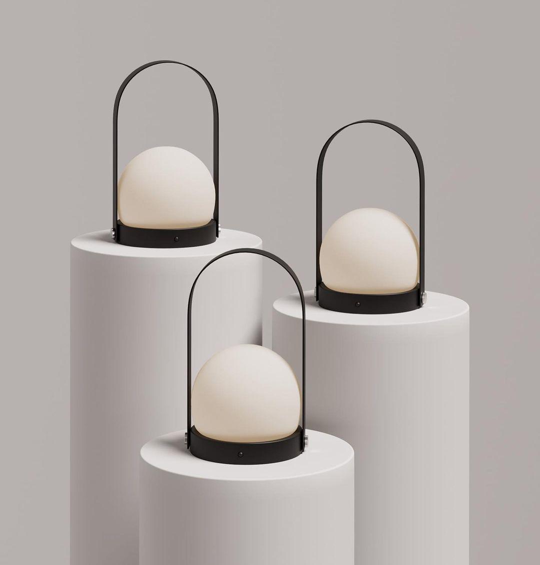 Lampe de table rechargeable sans fil Carrie – lumière chaude, nomade