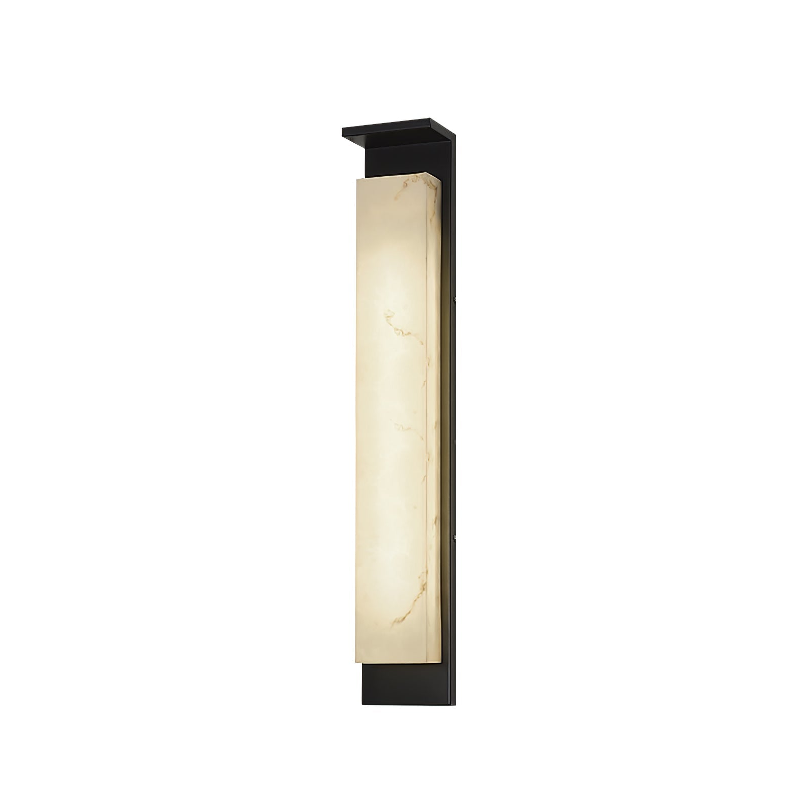 Applique murale extérieure albâtre Delaney – IP65, 3 tailles disponibles