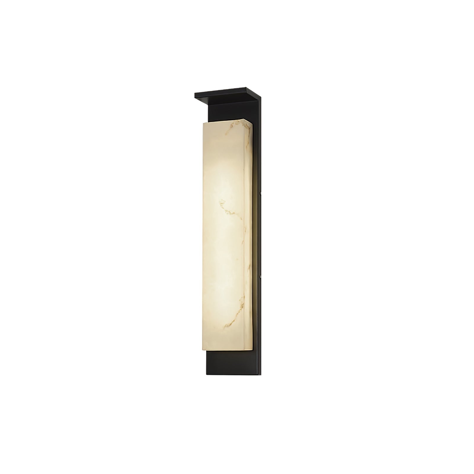 Applique murale extérieure albâtre Delaney – IP65, 3 tailles disponibles