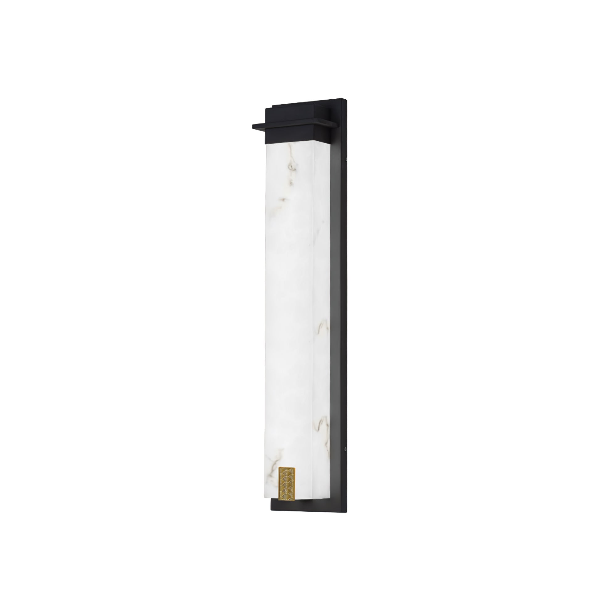 Applique murale extérieure albâtre Delaney – IP65, 3 tailles disponibles