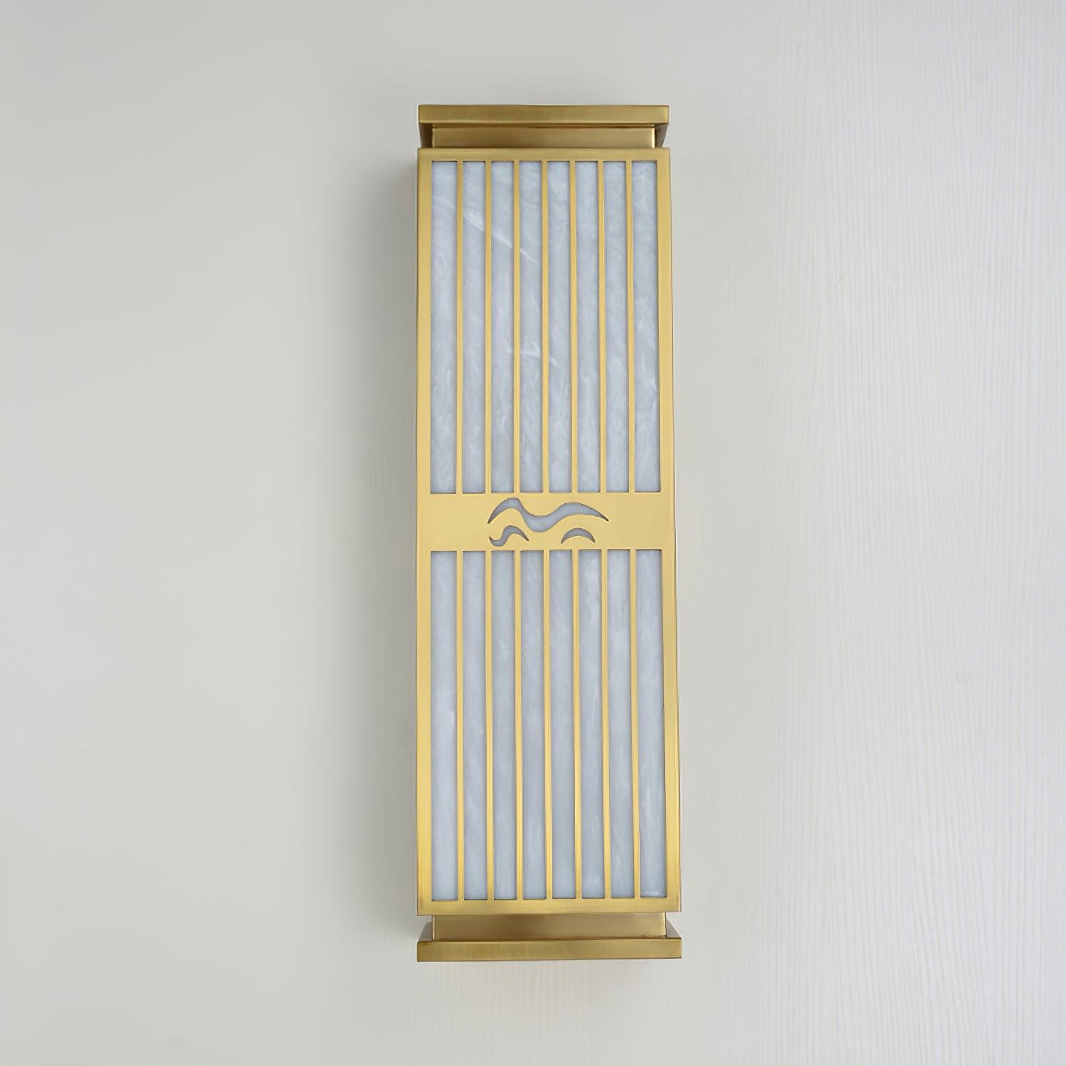 Applique murale extérieure Doots – métal et acrylique, style moderne