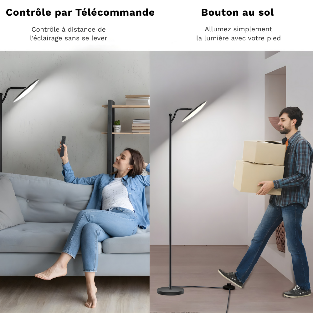 Lampadaire LED design Aeron