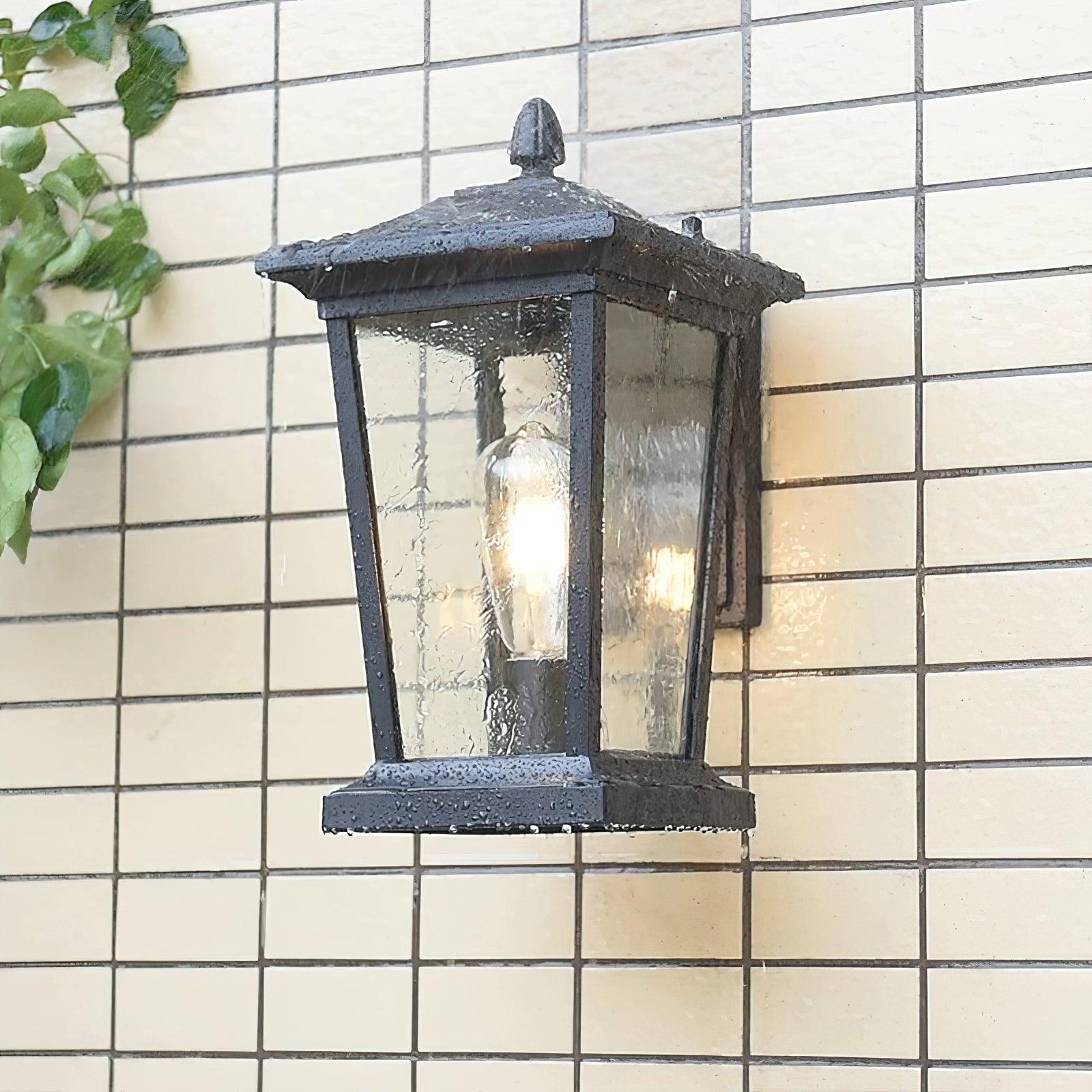 Applique murale cage à oiseaux en aluminium poli – style vintage industriel