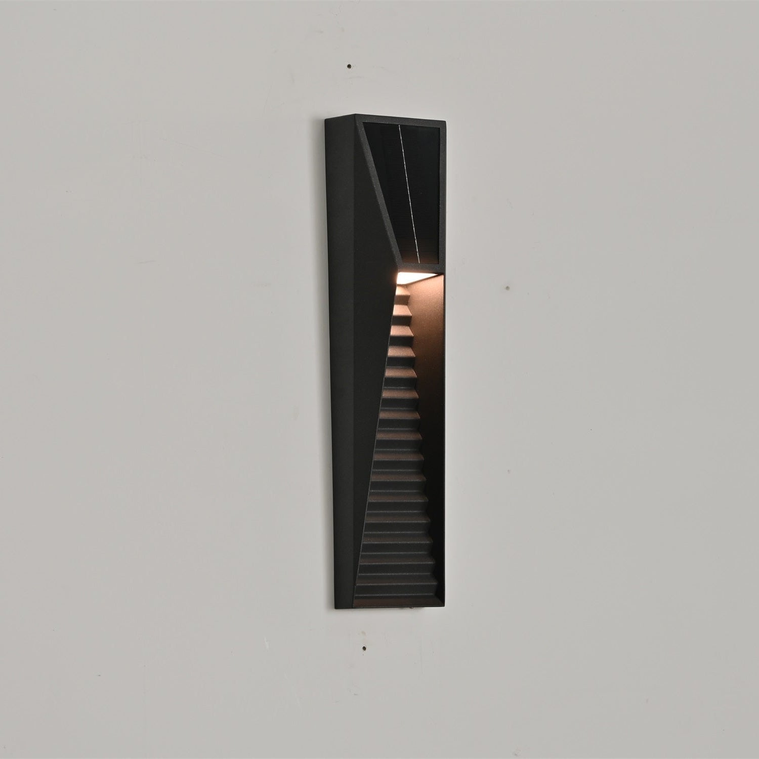 Applique murale solaire extérieure Obsidian – éclairage de chemin sans câble