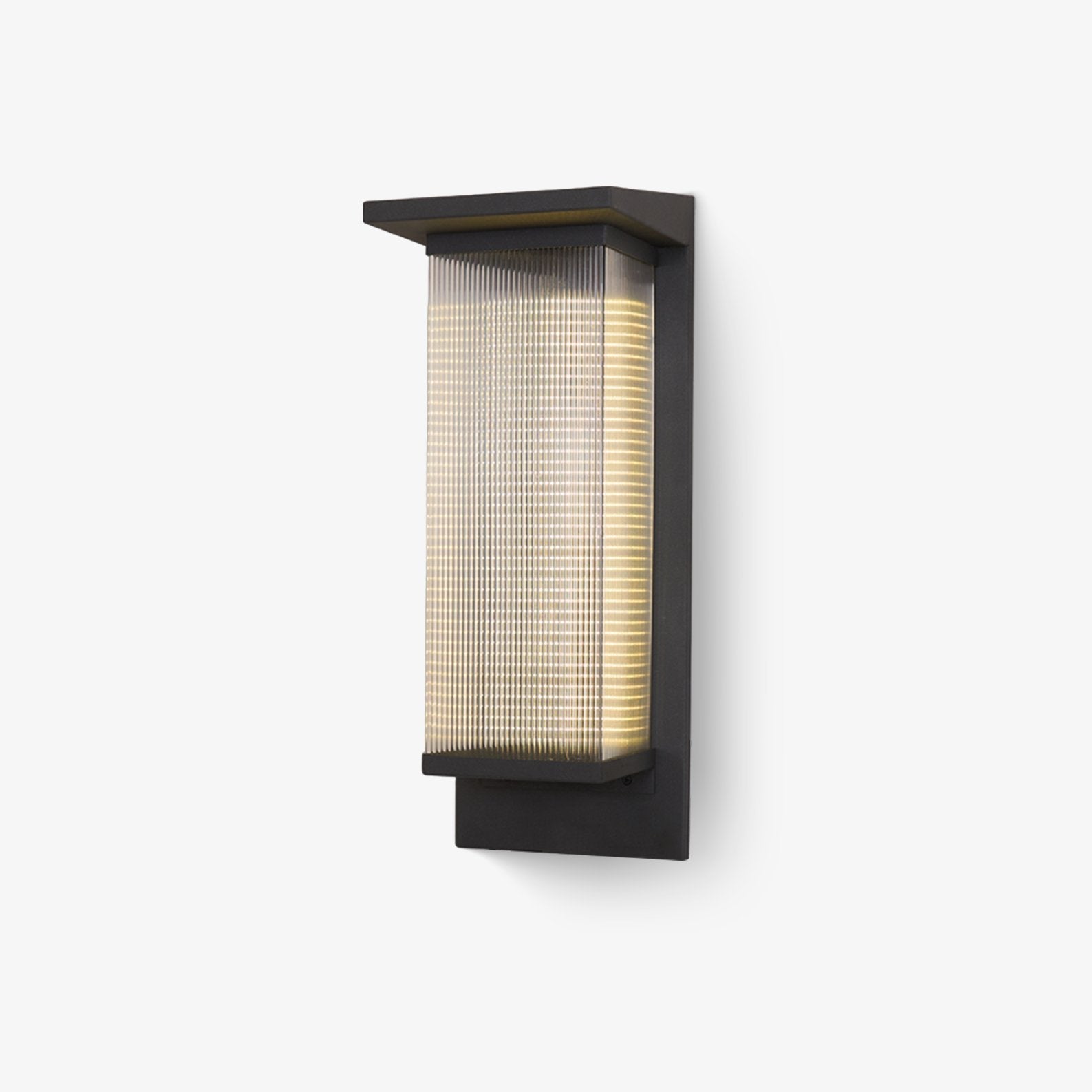 Applique murale solaire Oléron Box – design minimaliste français, sans câble