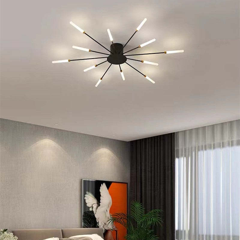 Plafonnier LED Sculptural à Anneaux