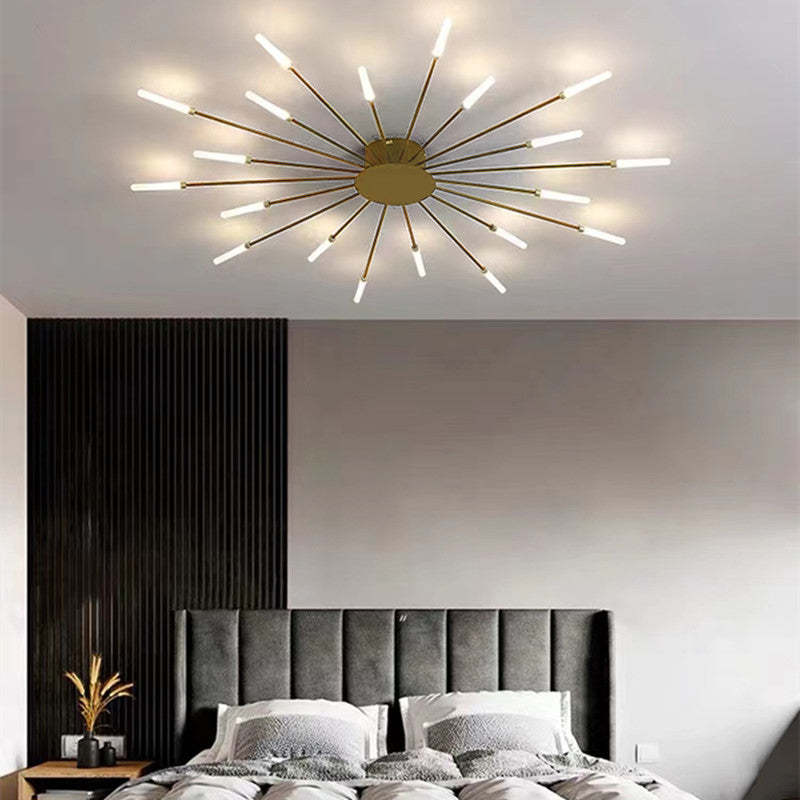Plafonnier LED Sculptural à Anneaux