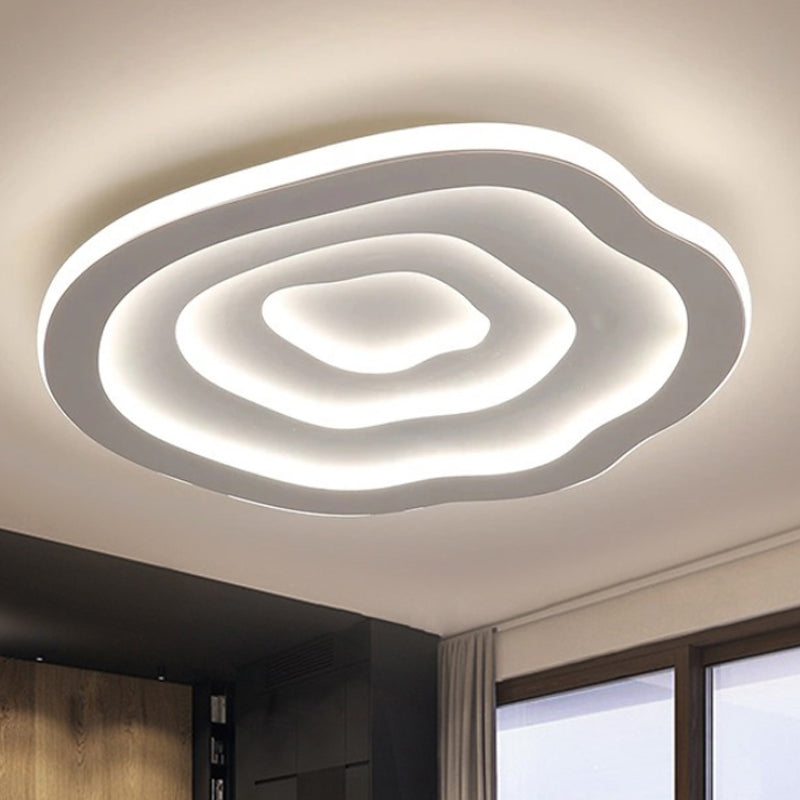 Plafonnier LED Ondulé Blanc