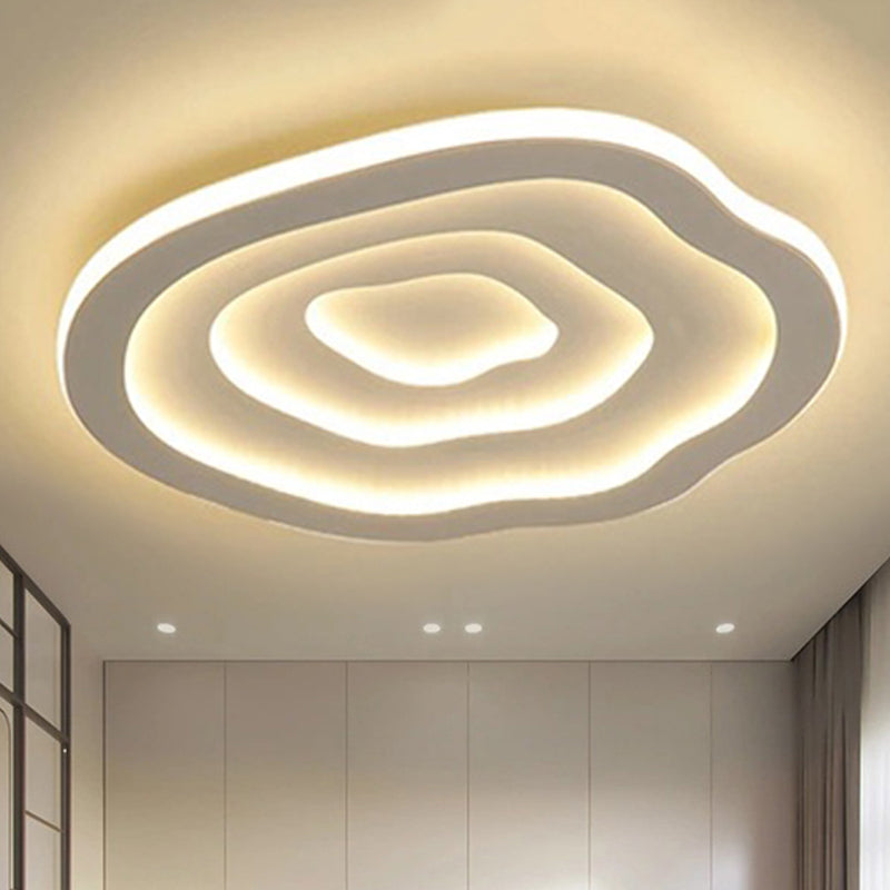Plafonnier LED Ondulé Blanc