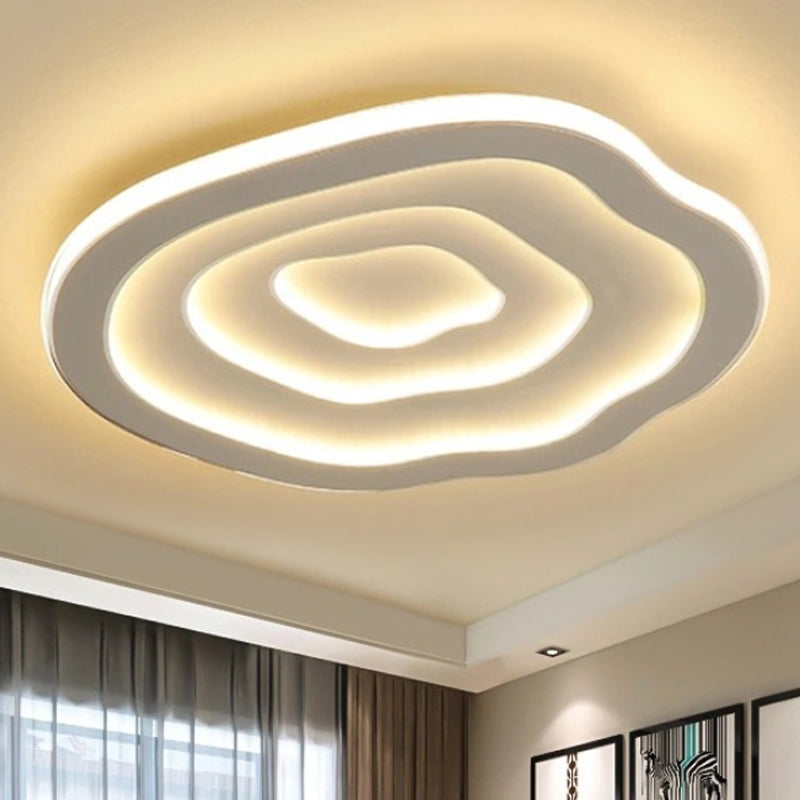 Plafonnier LED Ondulé Blanc