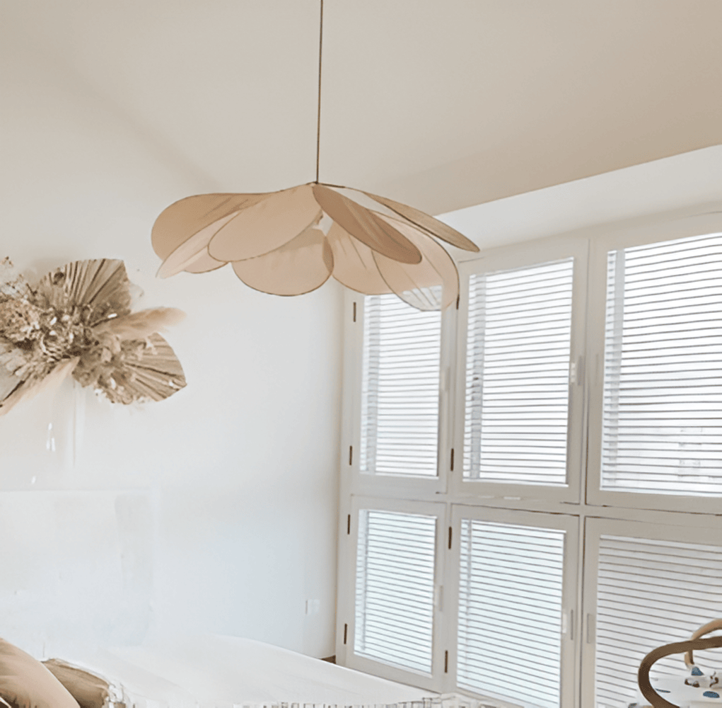 Plafonnier Vintage en Tissu Floral