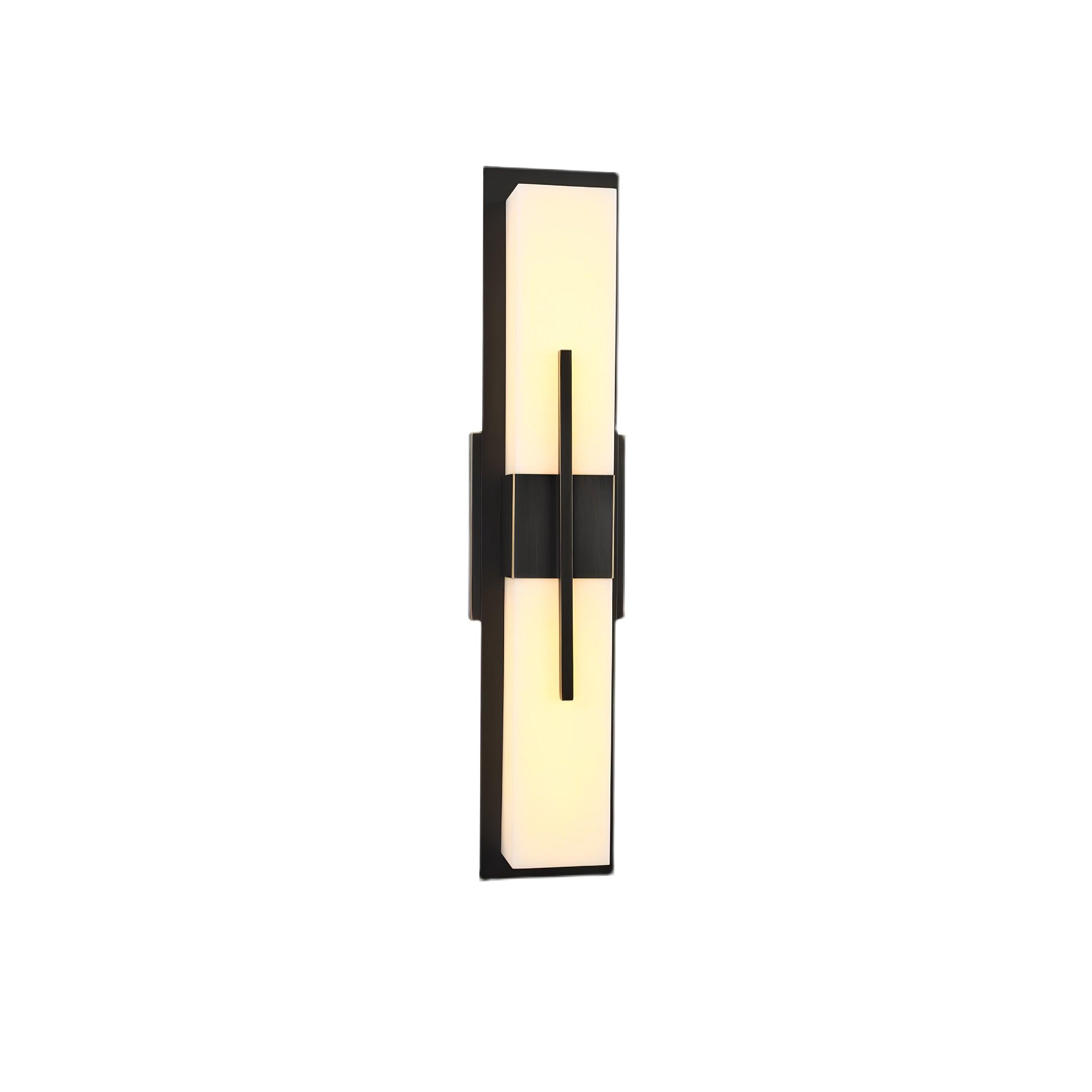 Applique murale extérieure en albâtre Possini – IP65, barre LED puissante