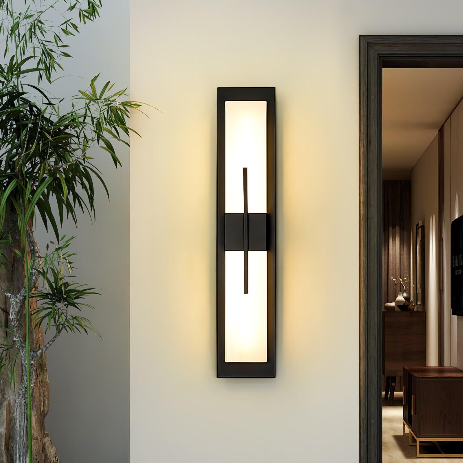 Applique murale extérieure en albâtre Possini – IP65, barre LED puissante