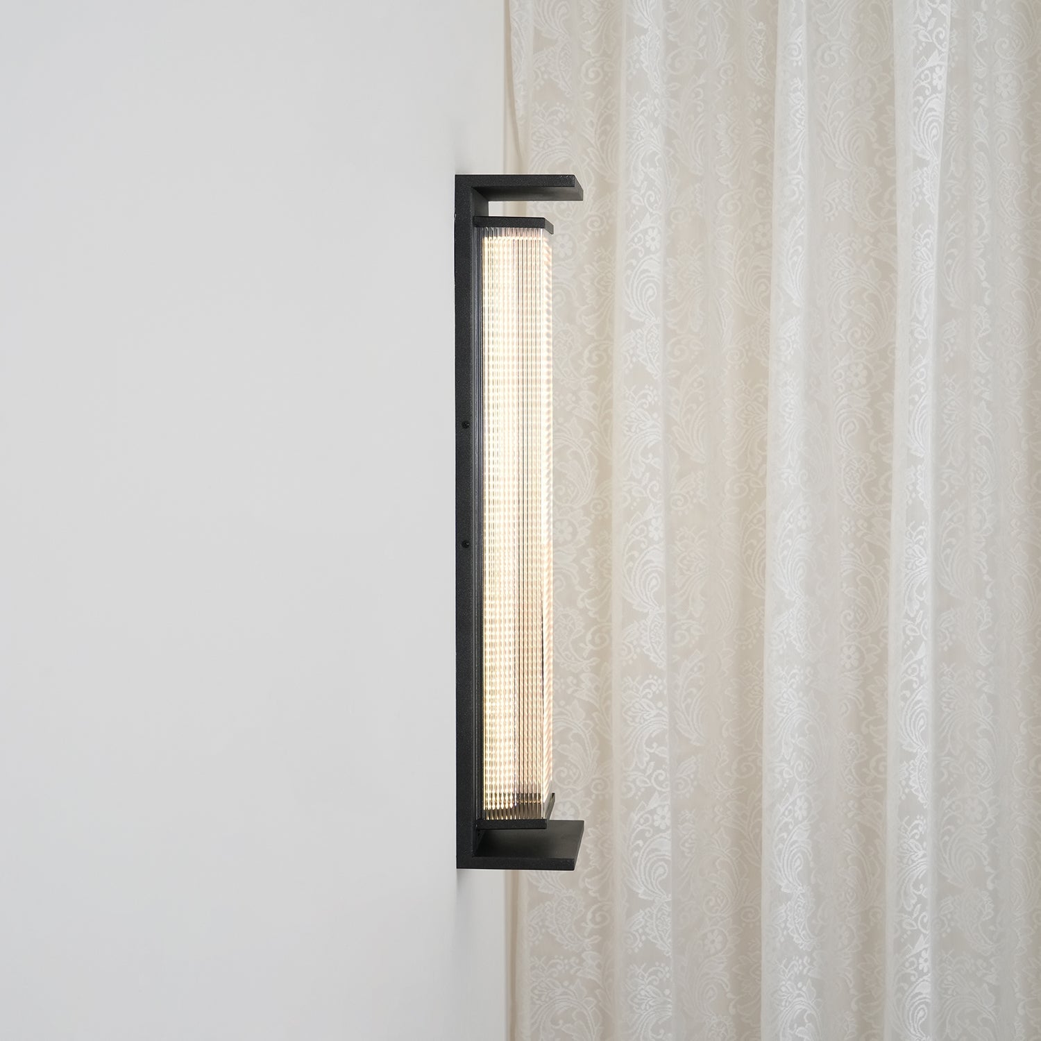 Applique murale extérieure rectangulaire en inox – LED, résistante à la rouille