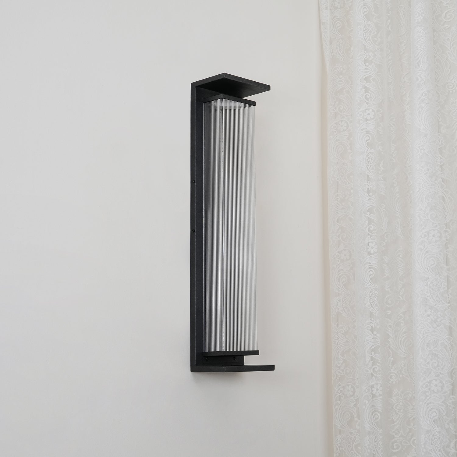 Applique murale extérieure rectangulaire en inox – LED, résistante à la rouille