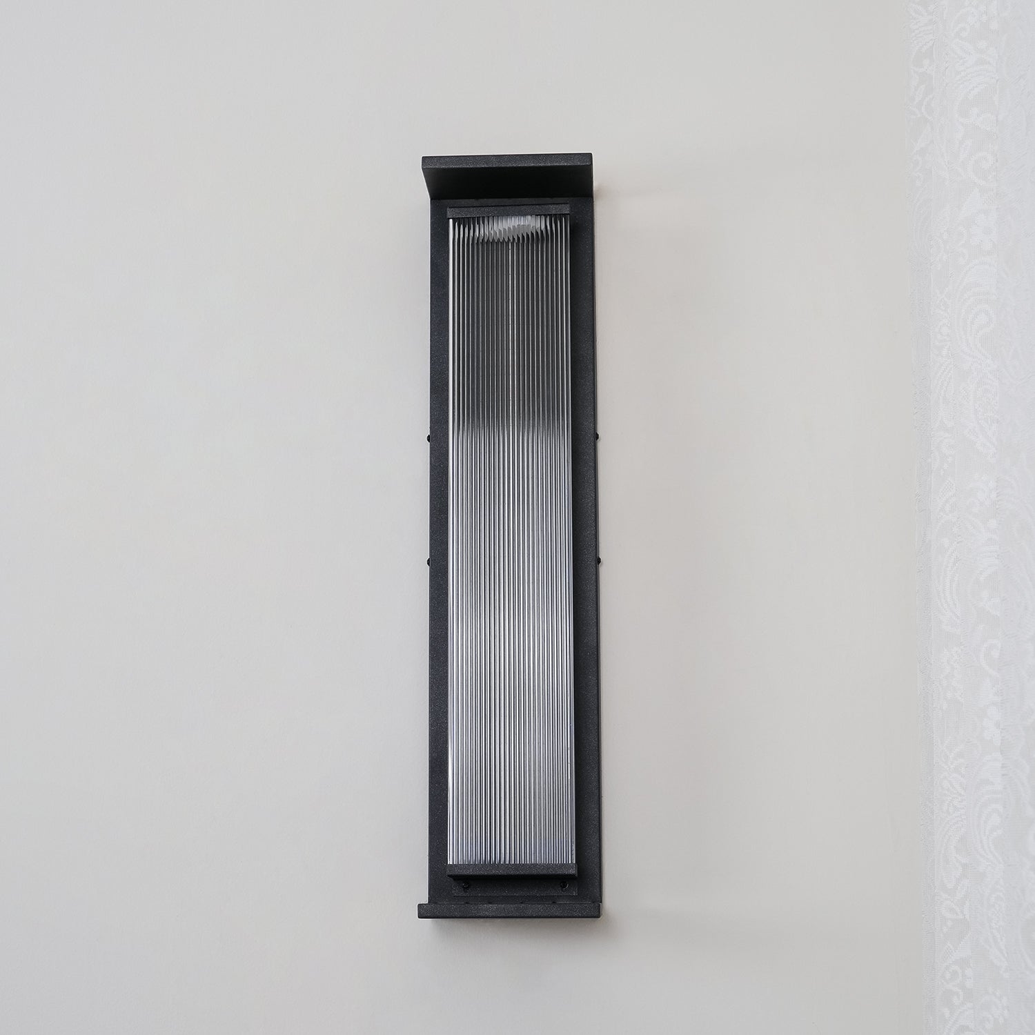 Applique murale extérieure rectangulaire en inox – LED, résistante à la rouille