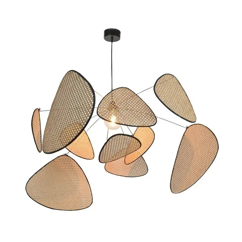 Suspension sculpturale en rotin Aerelia