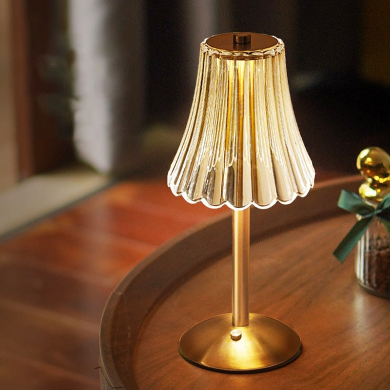 Lampe de table CrystalGlow