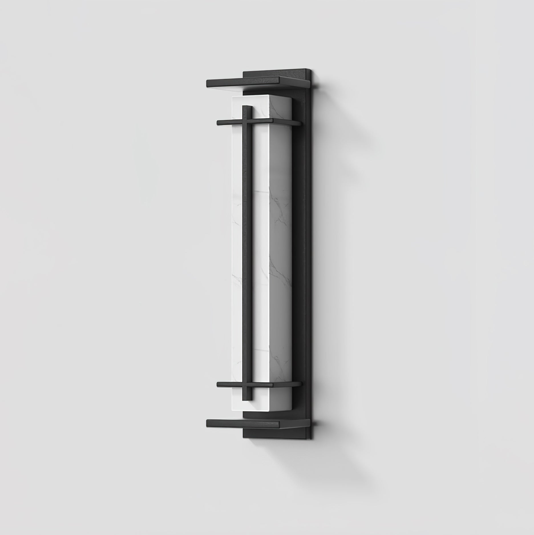 Applique murale extérieure carrée en albâtre – IP65, 3 tailles disponibles