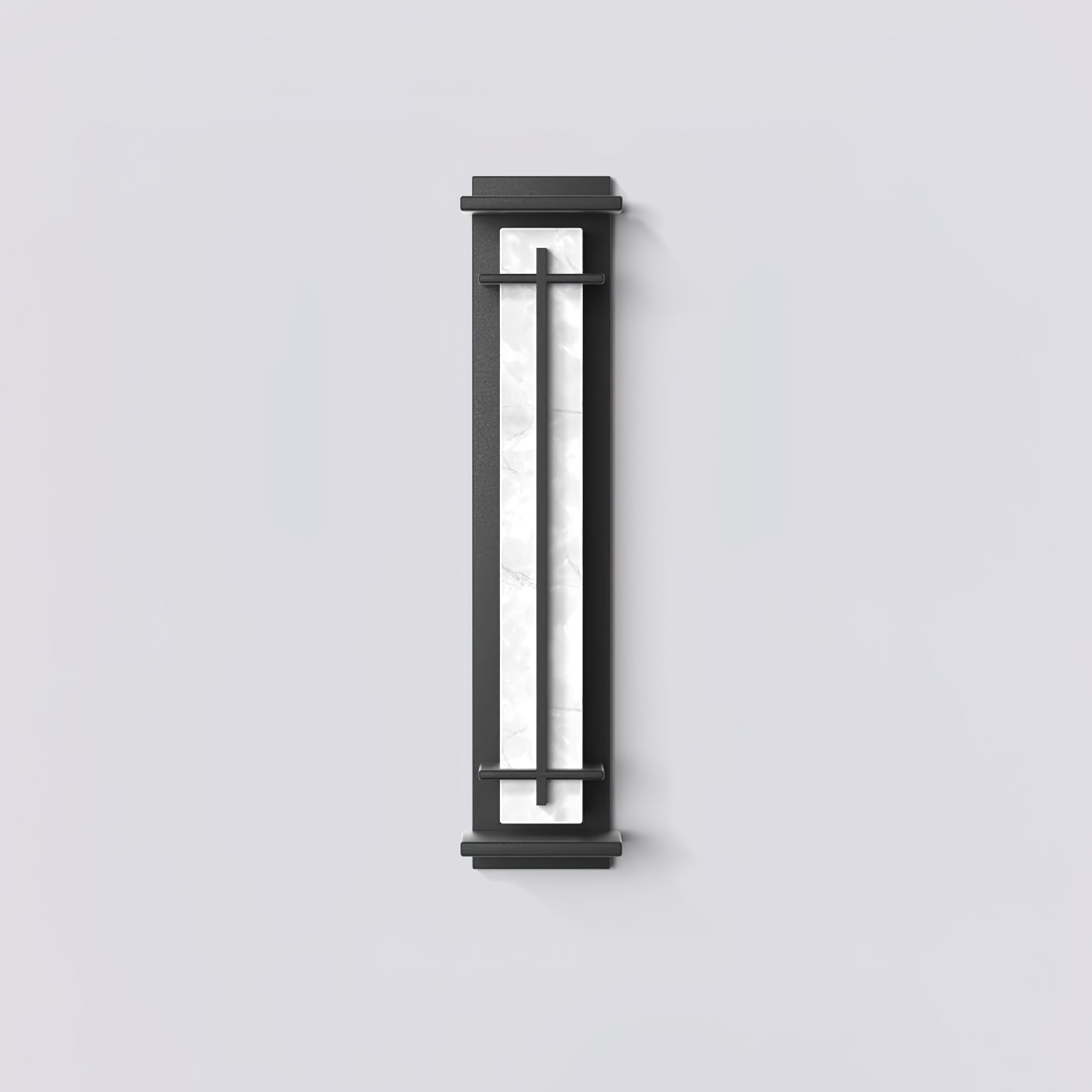 Applique murale extérieure carrée en albâtre – IP65, 3 tailles disponibles