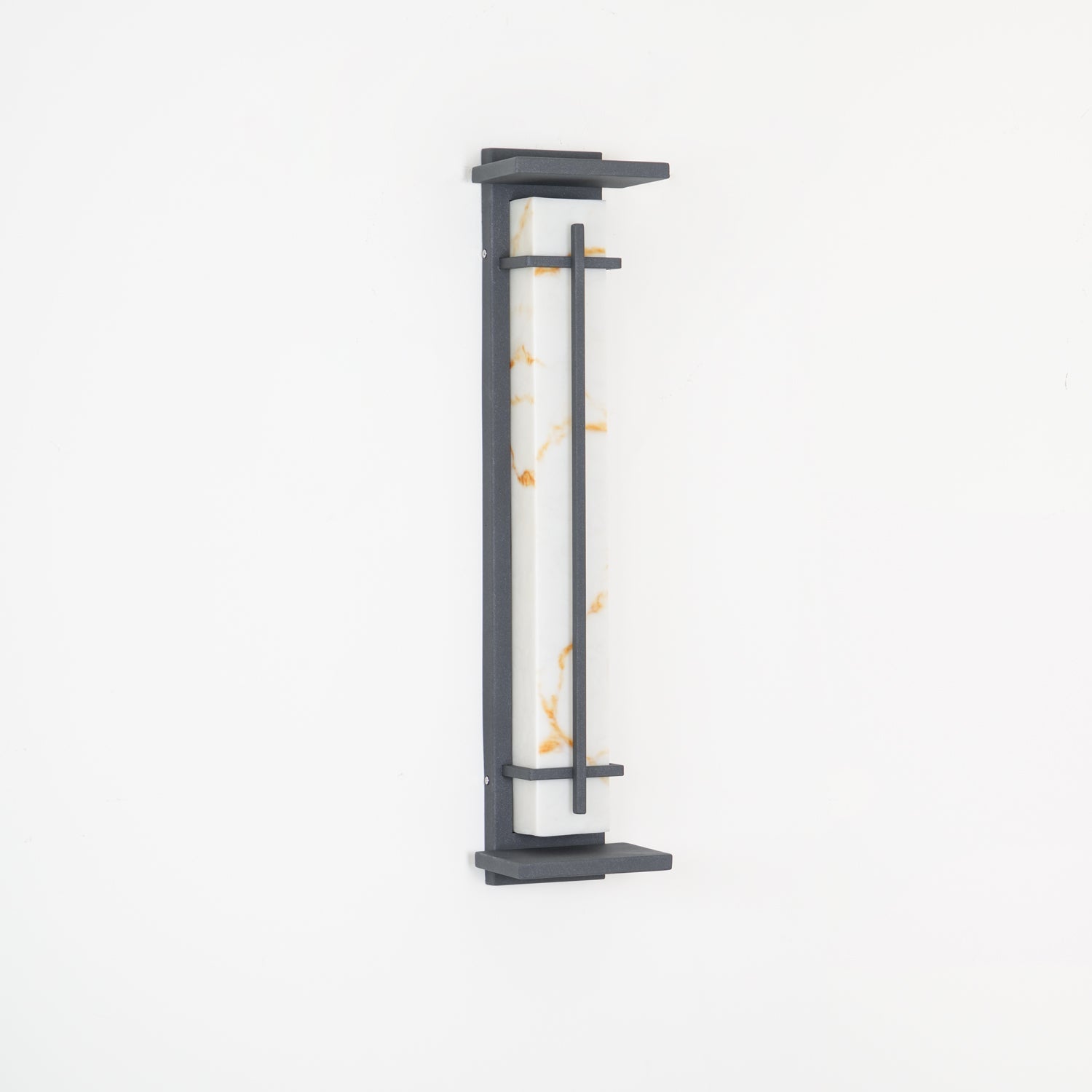 Applique murale extérieure carrée en albâtre – IP65, 3 tailles disponibles