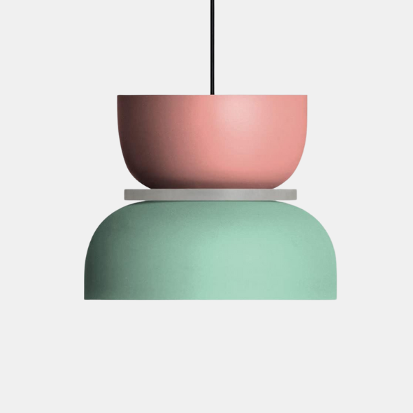 Suspension Minimaliste Bois & Couleurs Douces