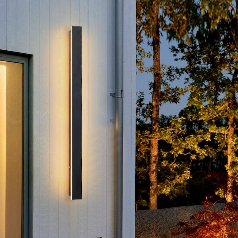 Applique Murale Extérieure Linéaire LED Ultra Fine