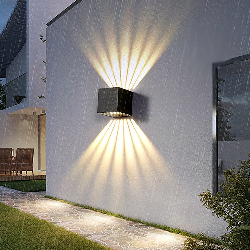 Applique Murale Extérieure Cristal Bullé LED