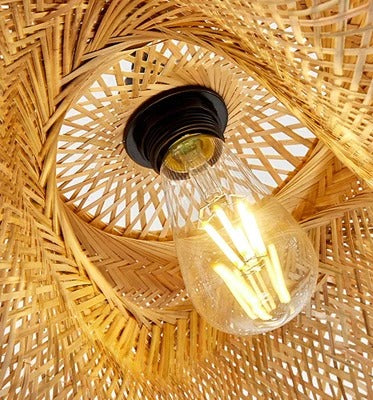 Suspension en bambou sculptural Oceïa