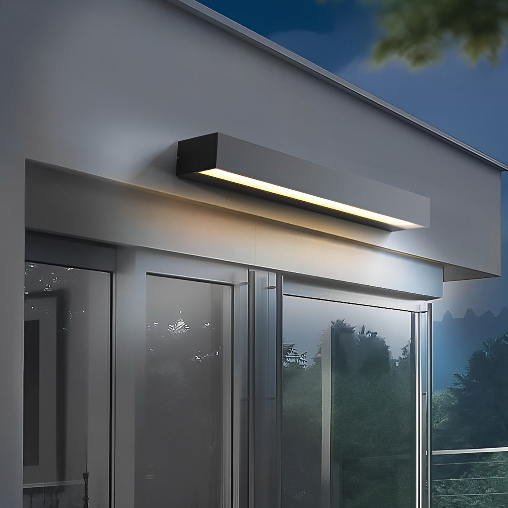Applique Murale Extérieure LED Linéaire Minimaliste