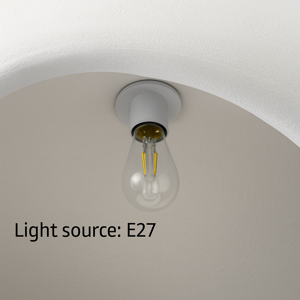 Lustre LED suspendu style wabi-sabi nordique – ambiance naturelle