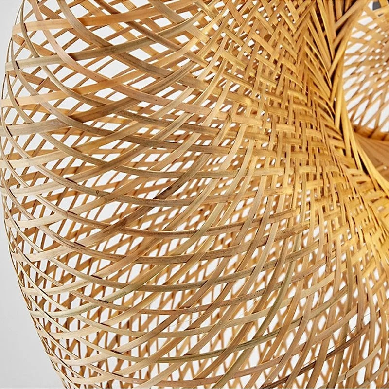 Suspension en bambou sculptural Oceïa