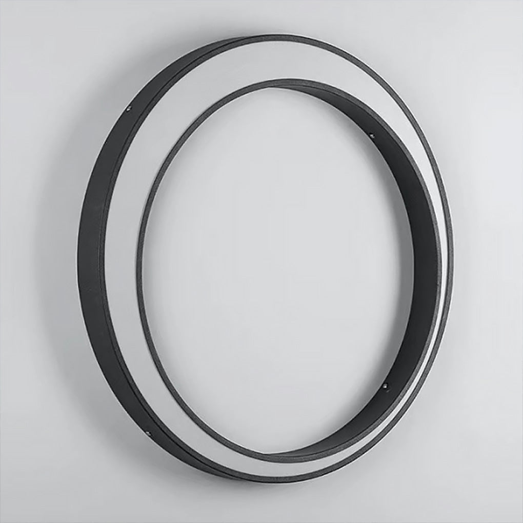 Applique Murale Extérieure Ronde LED – Effet Pleine Lune
